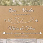 Placa de Boas‑Vindas Personalizada para Casamento - Thumbnail 3