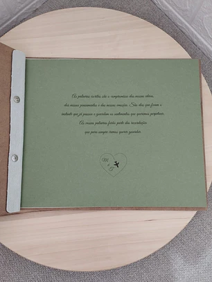 Livro de Assinaturas Personalizado – Tema Viagens para Casamento