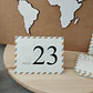 Marcadores de Mesa Personalizados – Tema Viagens para Casamento - Thumbnail 2