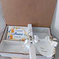 Kit de Batizado Personalizado – Caixa Branca com Imagem a cores criada, Vela, Concha e Toalha  - Thumbnail 2