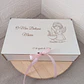 Kit de Batizado Personalizado – Caixa Branca em MDF com Vela, Concha e Toalha - Thumbnail 6