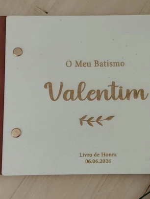 Livro de Honra Personalizado – o meu Batismo