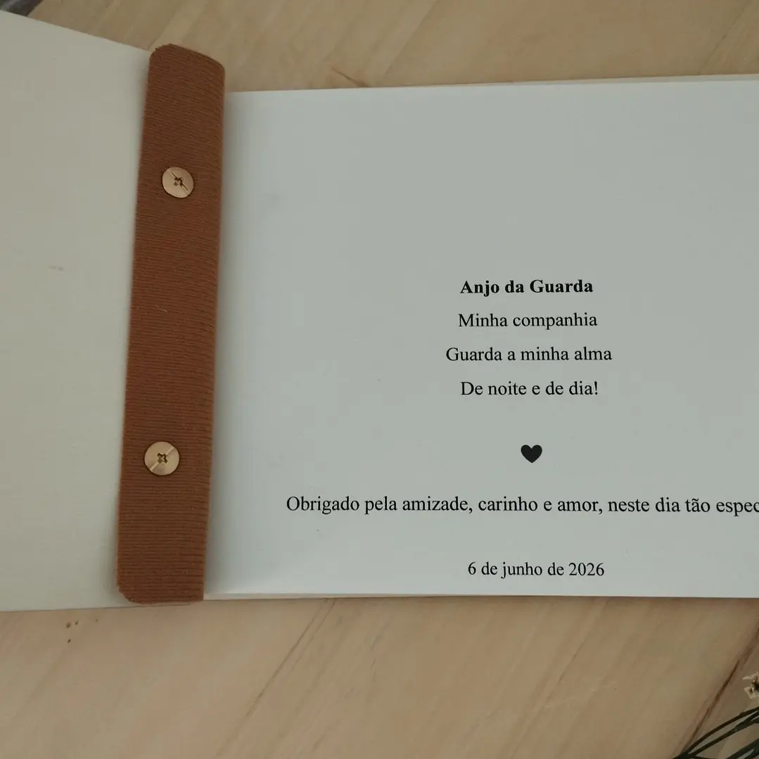 Livro de Honra Personalizado – o meu Batismo 2