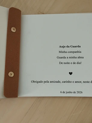 Livro de Honra Personalizado – o meu Batismo