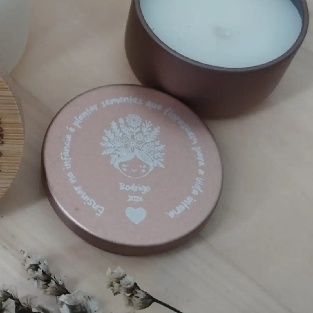 Vela Aromática de metal– Lembrança para Eventos  1