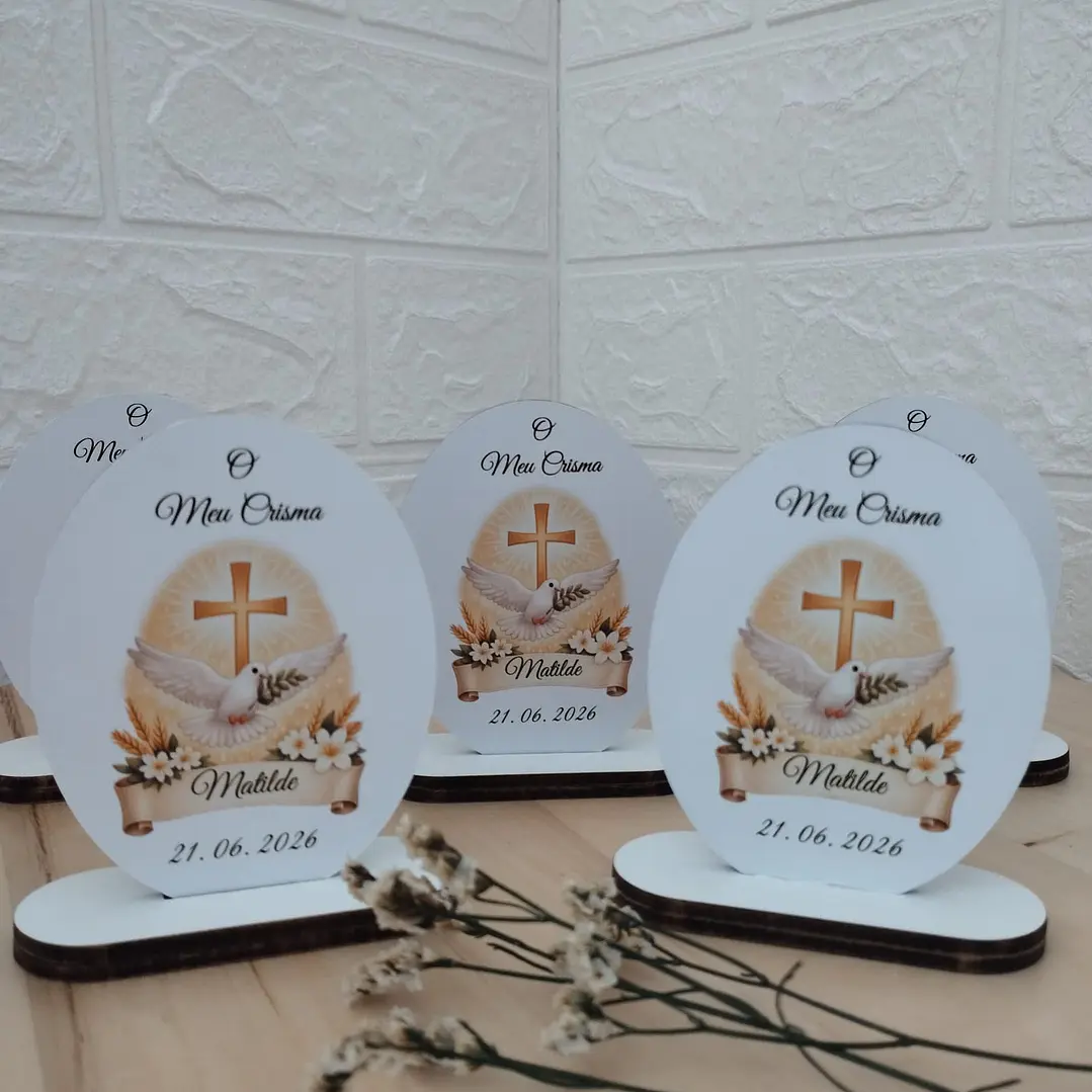 Lembrança com imagem personalizada a cores – Personalizado com Nome e Data 2