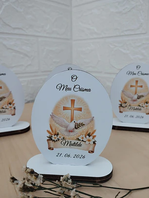 Lembrança com imagem personalizada a cores – Personalizado com Nome e Data