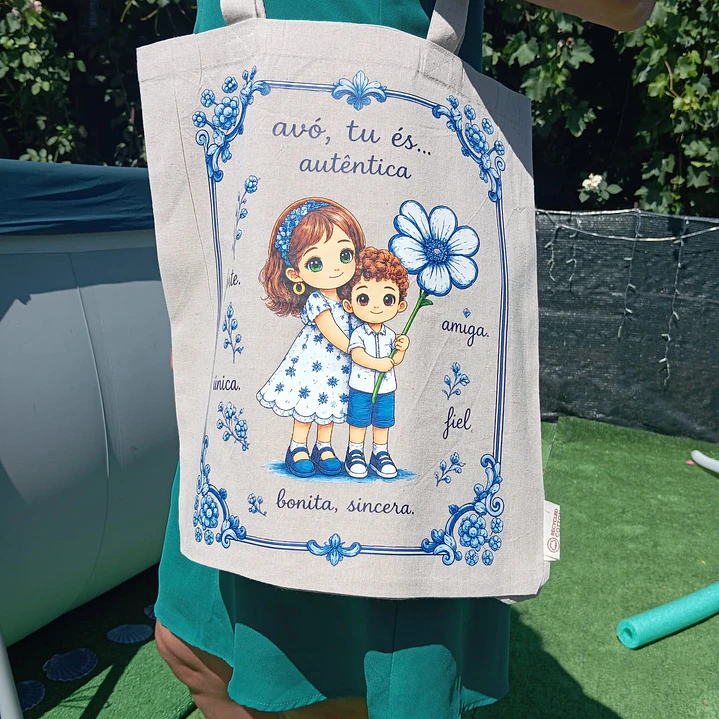 Saco Personalizado com imagem – Lembrança Familiar para Avó  1