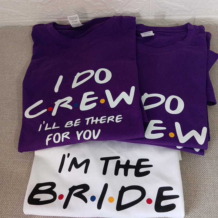 T-shirts despedida de solteira modelo FRIENDS 1