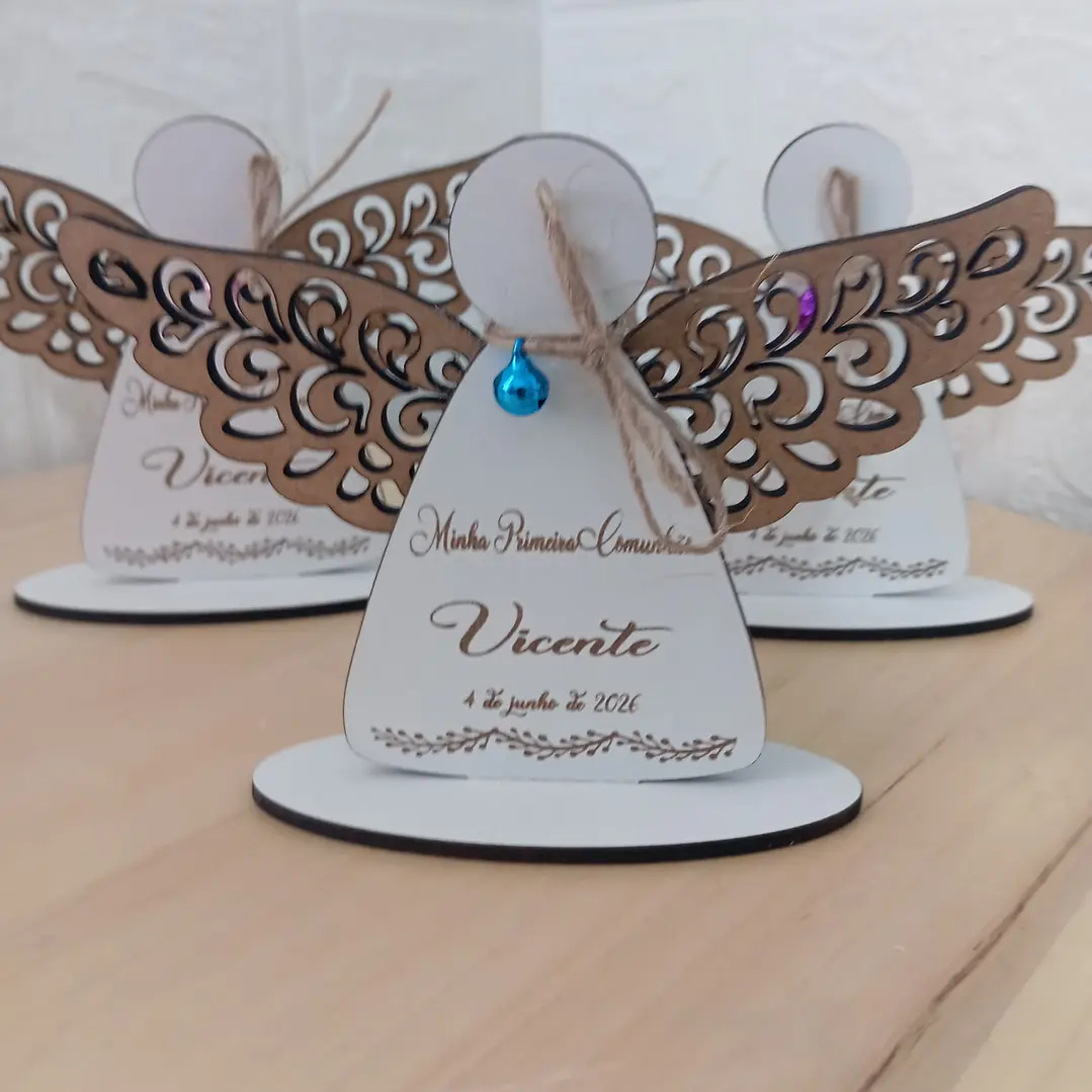 Anjo personalizado de Primeira Comunhão – com base 1