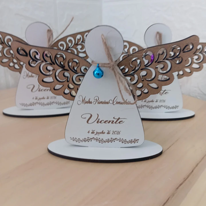 Anjo personalizado de Primeira Comunhão – com base 1