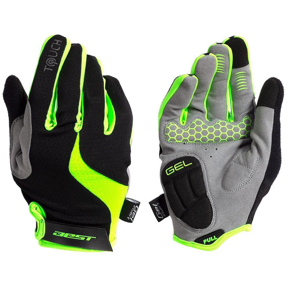 ACC GUANTE LARGO BEST NEGRO/VERDE NEON TALLA S ACCESORIOS 36703