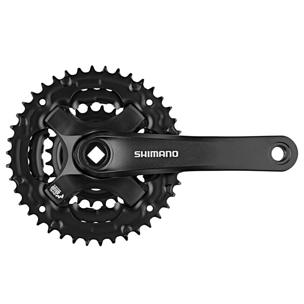 REP VOLANTE SHIMANO FC-TY501 FOR REAR 6/7/8-SPEED, 170MM, 48X38X28T W/O CG, W/CRANK FIXING BOLT, BLACK, IND.PACK EFCTY501C888XLB REPUESTOS 61063