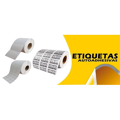 ETIQUETA AUTOADHESIVA SEMIBRILLO 40X100 mm