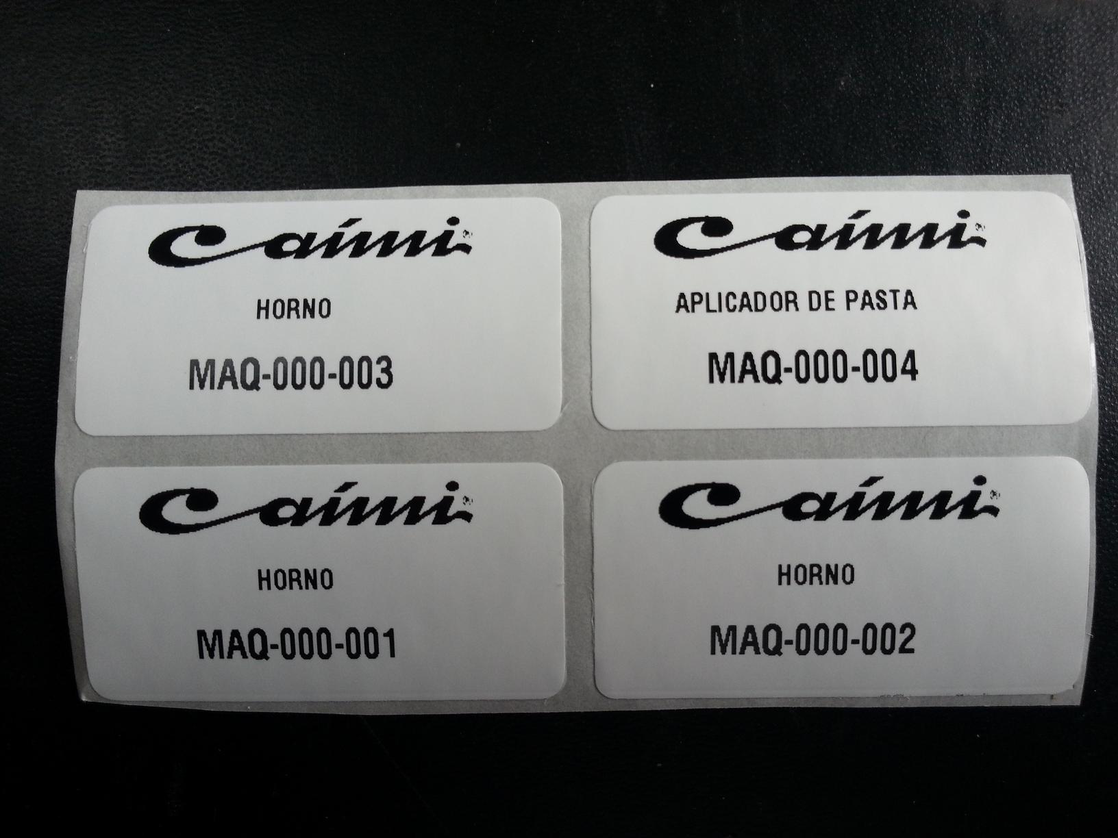 Etiqueta 25x50-2 Activo Fijo (3.000 etiquetas)