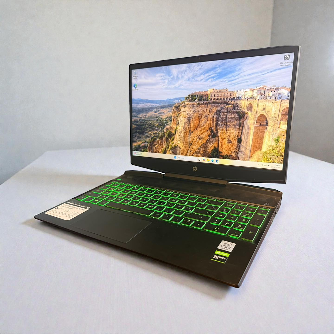 HP Gaming 15 / i7-10750H / GTX 1650 / 1TB SSD / 16GB RAM / Pantalla 15,6 FHD 7