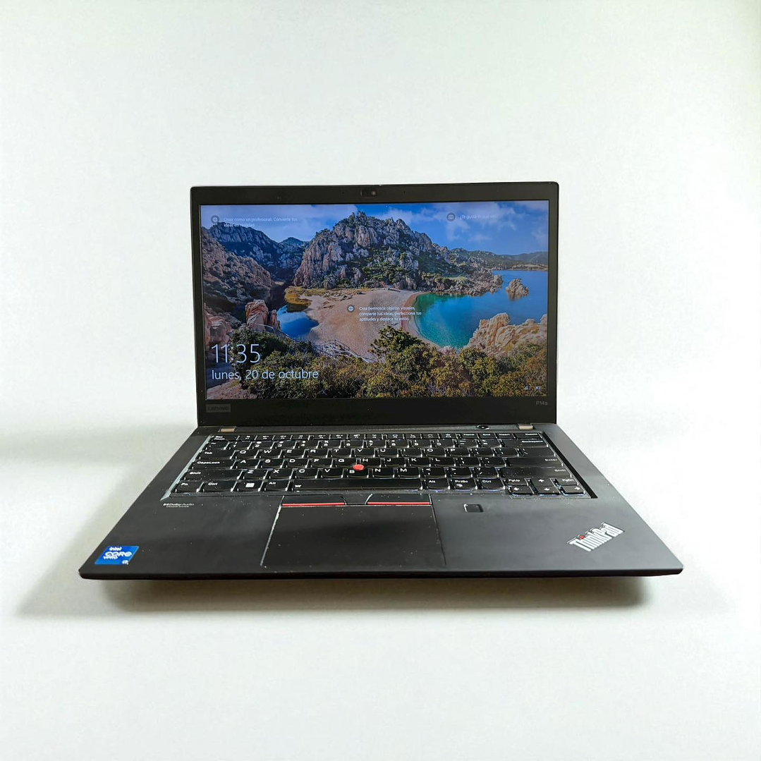 Lenovo Thinkpad P14s Gen 2 / i7-1165G7 / Nvidia Quadro T500 (4GB) / 16GB RAM / Pantalla 14 FHD TOUCH / 512GB SSD 5