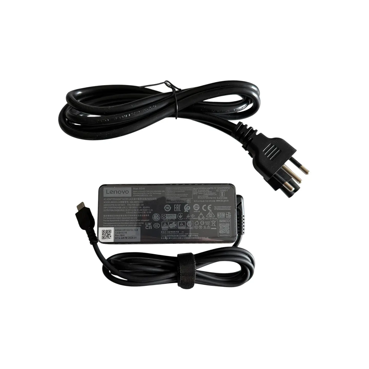 Cargador Lenovo 65W tipo C 2