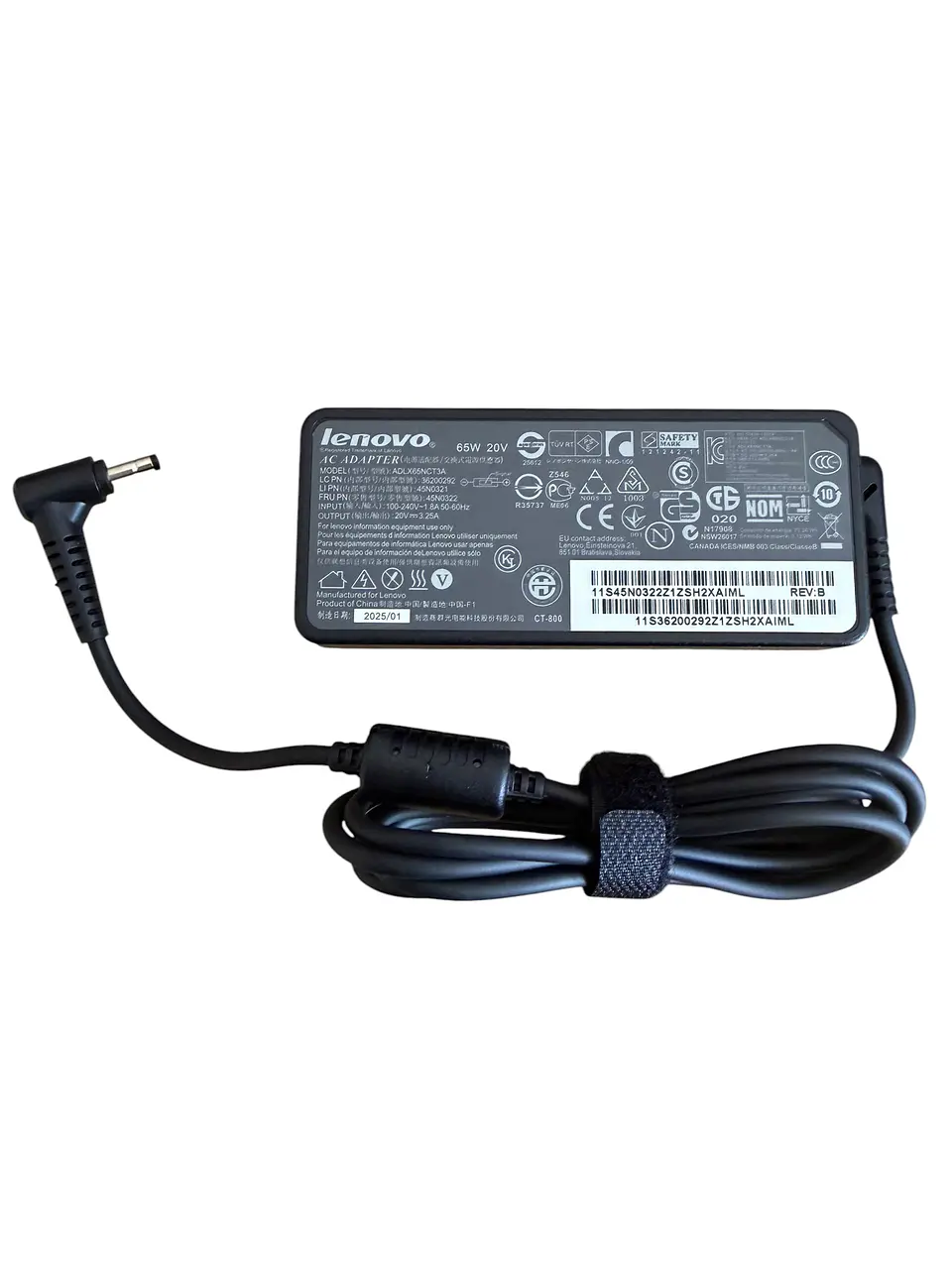 Cargador Lenovo 65w 4.0 x 1.7mm Punta fina 1