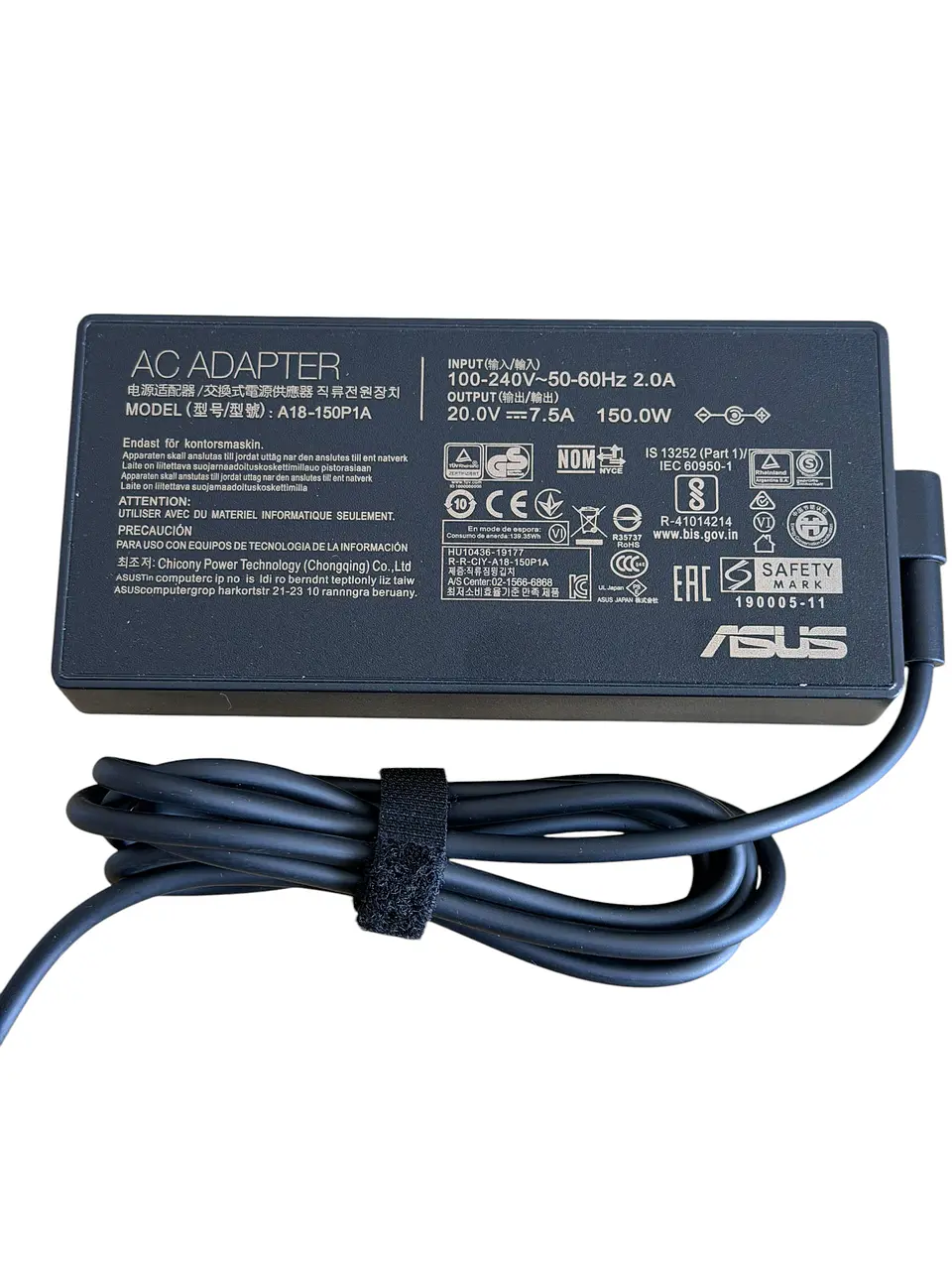 Cargador Asus 150w 6.0 x 3.7mm 2