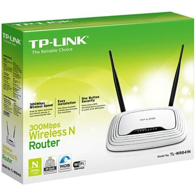 Router TP-Link 300Mbps 802.11n4X10/100 - TL-WR841N