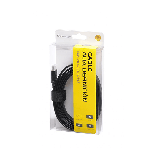 Cable HDMI 2.0 Tecmaster TM-CB-HD1323BK 2.0m, 4K@60Hz 3
