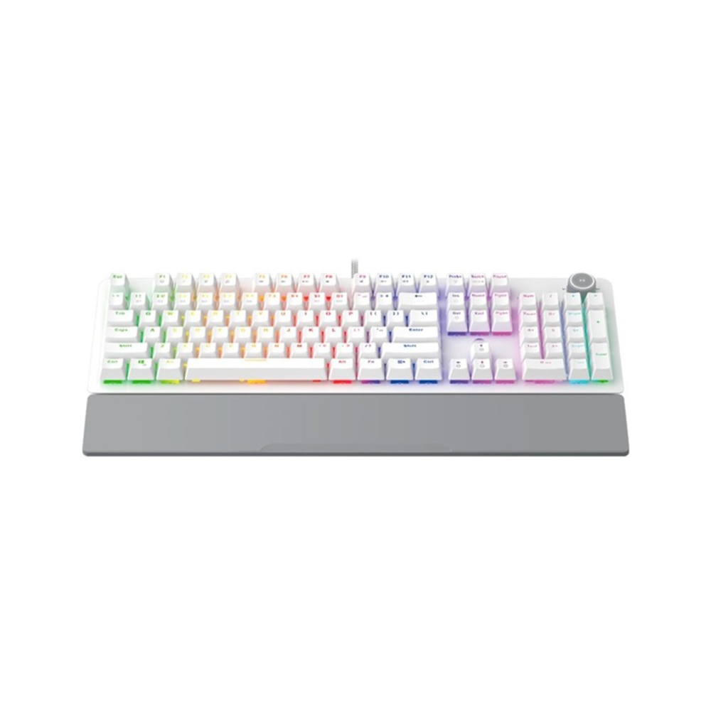 Teclado Gamer Fantech Maxpower MK853, Switch Rojo, Color Blanco (ES) 2