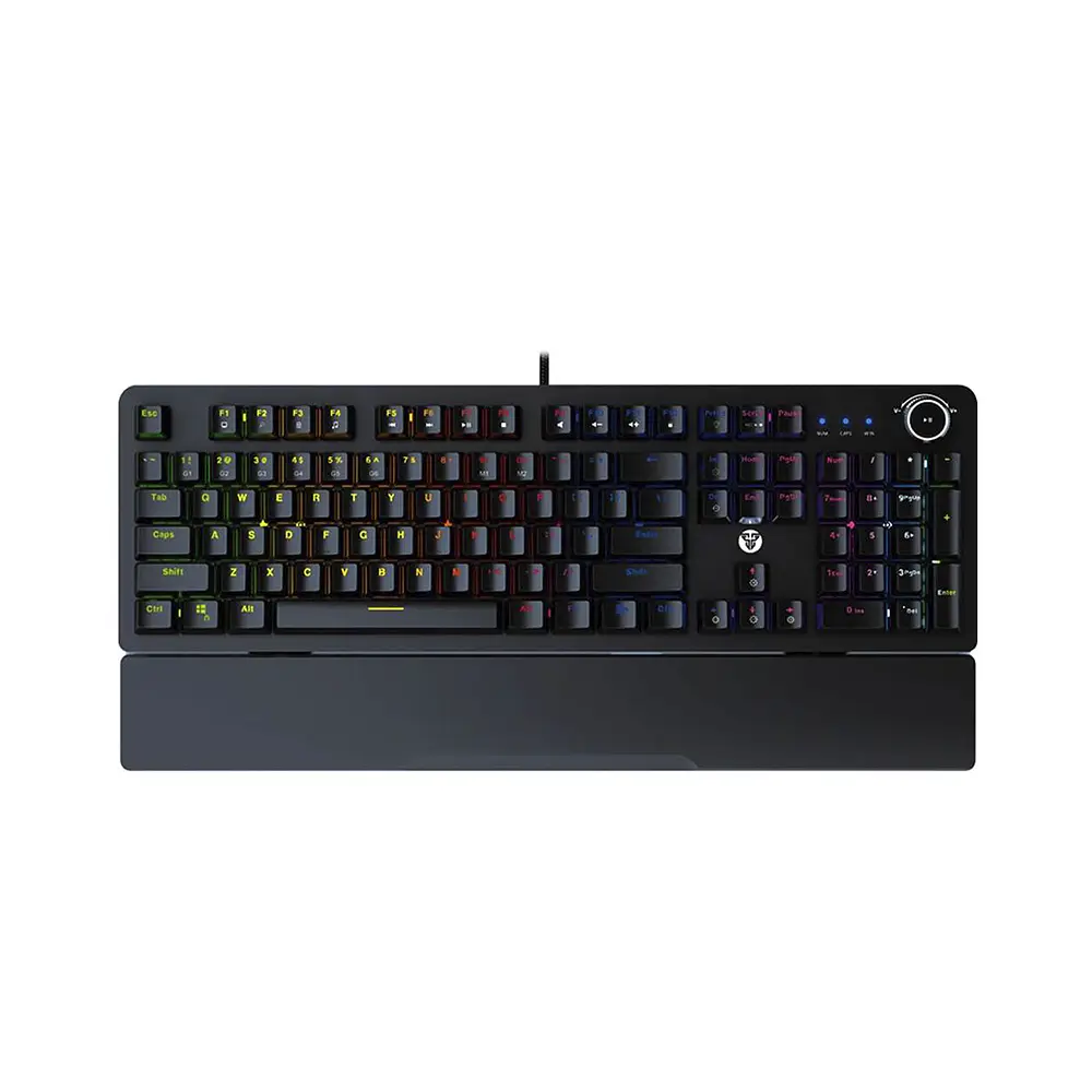 Teclado Gamer Fantech Maxpower MK853, Switch Rojo, Color Negro (ES) 1
