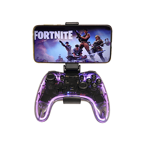 Control Bluetooth Tecmaster TM-400512, Multidispositivo, Clip Smartphone, iluminación RGB