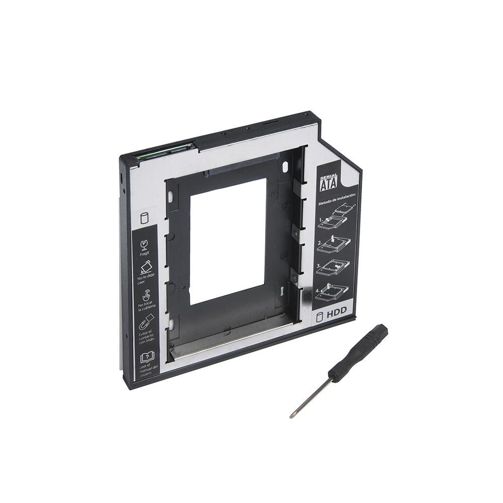 Tecmaster TM-600501 Adaptador 9,5mm HDD Caddy Sata 2