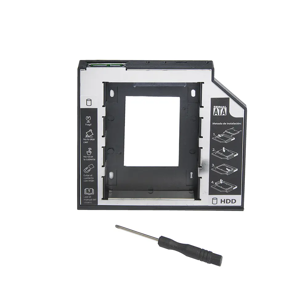 Tecmaster TM-600501 Adaptador 9,5mm HDD Caddy Sata 3