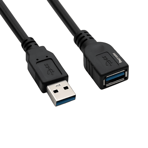 Tecmaster TM-100521 Cable de Extensión USB 3.0, Macho a Hembra, 2m. 2