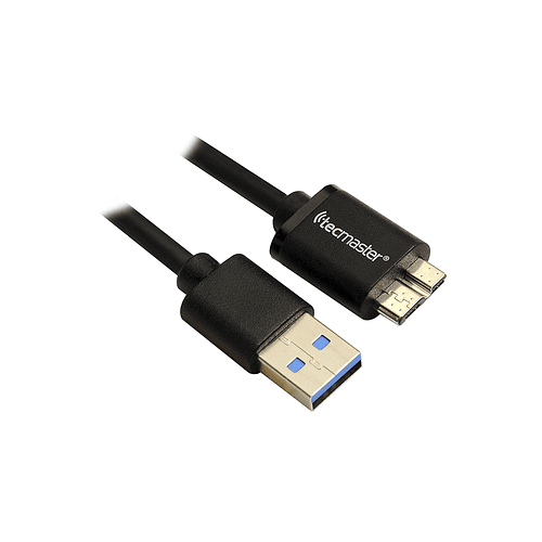 Tecmaster TM-100551 Cable USB-A Macho a Micro-B Macho, 1mt 3