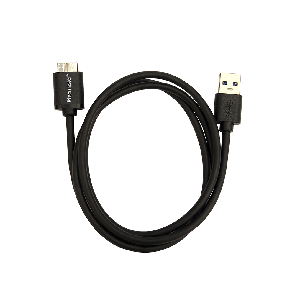 Tecmaster TM-100551 Cable USB-A Macho a Micro-B Macho, 1 Metro 1