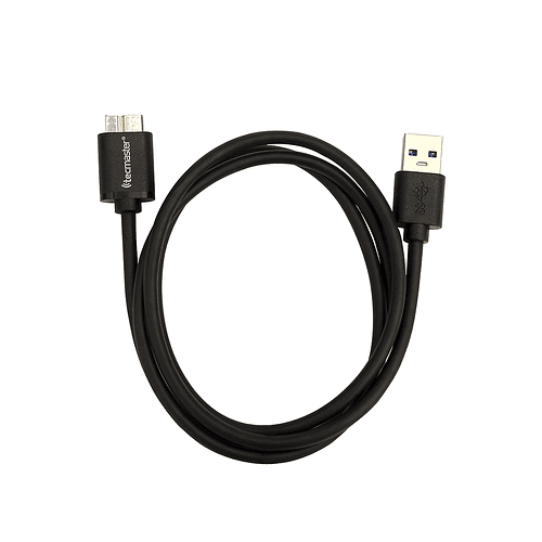 Tecmaster TM-100551 Cable USB-A Macho a Micro-B Macho, 1mt 1