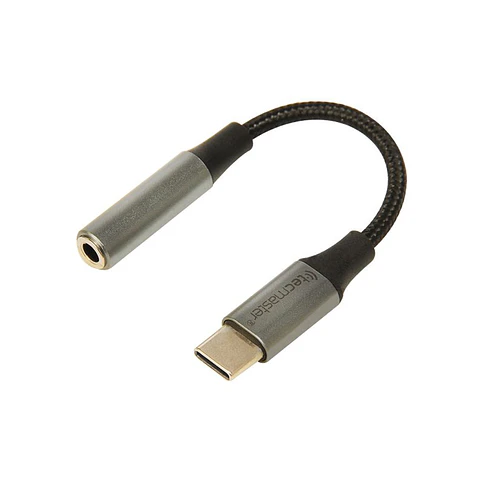 Tecmaster TM-200536 Adaptador USB-C a Jack 3.5mm