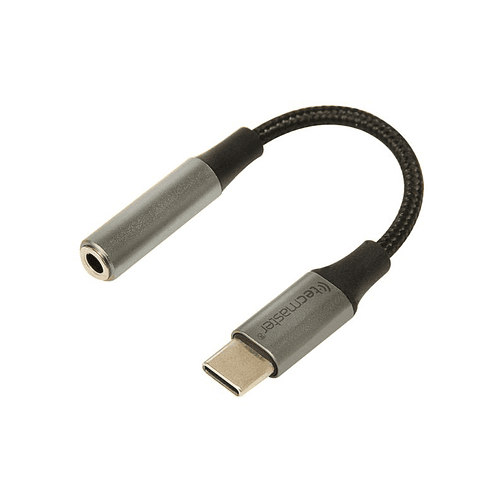 Tecmaster TM-200536 Adaptador USB-C a Jack 3.5mm 1
