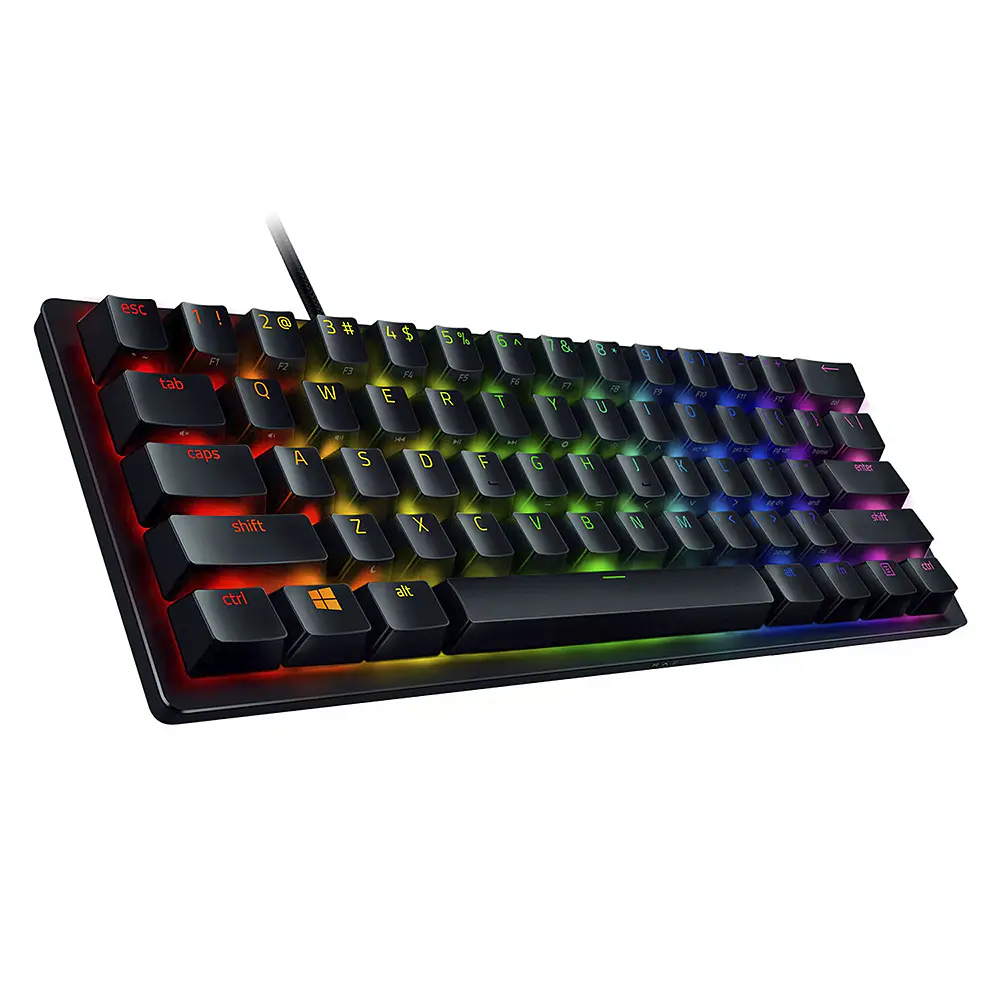 Teclado (EN) Gamer Razer Huntsman Mini, 60%, Switch Rojo, Óptico, Color Negro 2