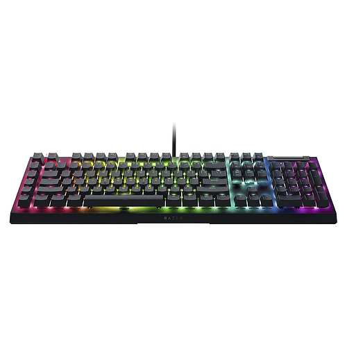 Teclado (ES) Gamer Razer Blackwidow V4 X, Switch Amarillo, RGB 2