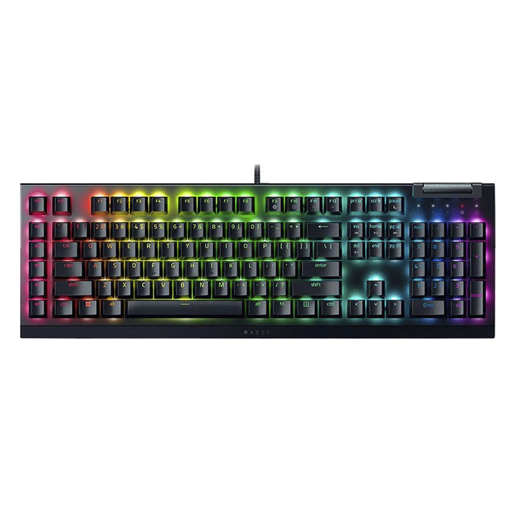 Teclado (ES) Gamer Razer Blackwidow V4 X, Switch Amarillo, RGB 1
