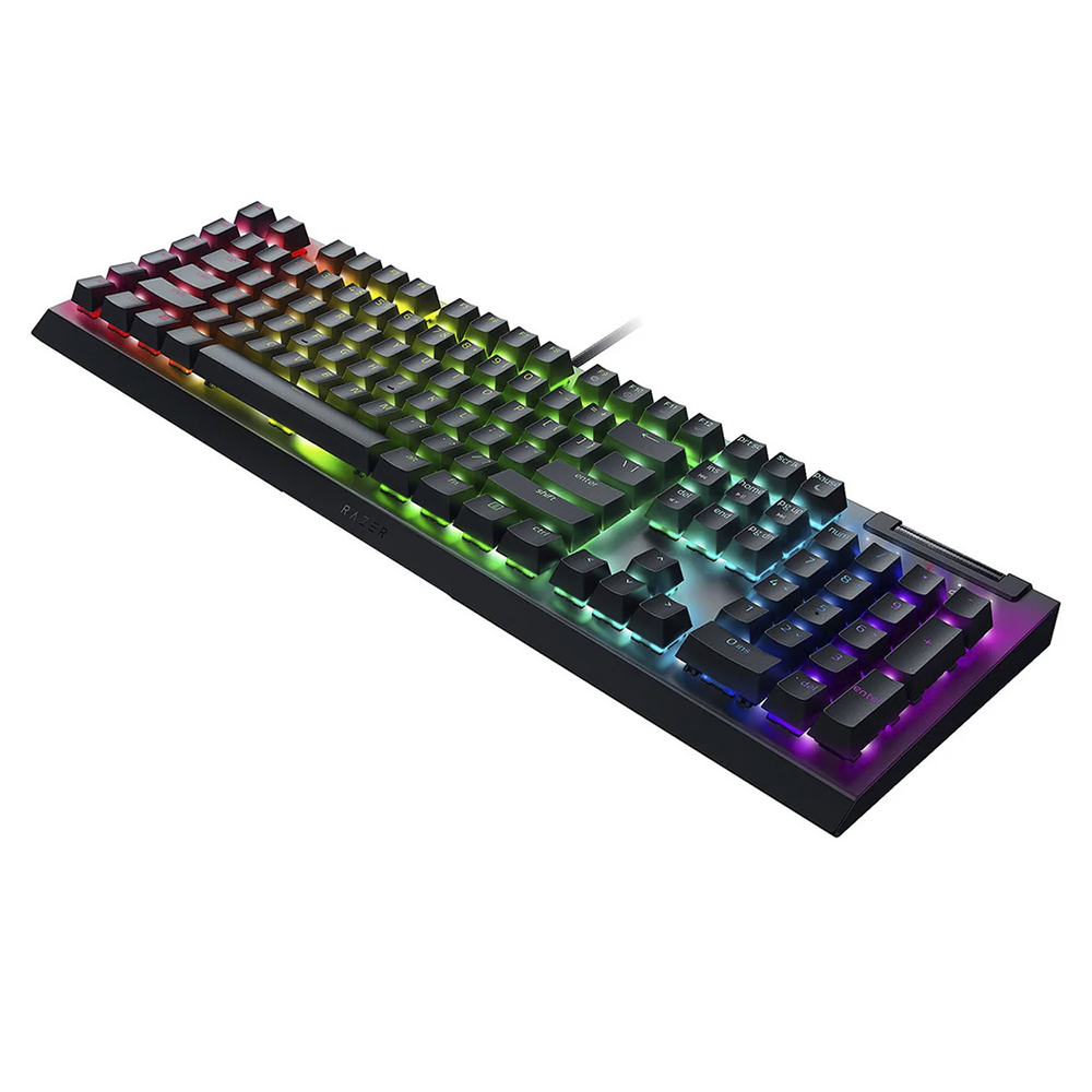 Teclado (ES) Gamer Razer Blackwidow V4 X, Switch Amarillo, RGB 3