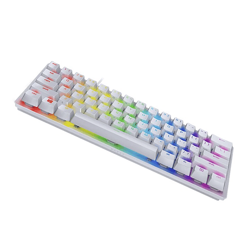 Teclado (EN) Gamer Razer Huntsman Mini, 60%, Switch Purpura, Óptico, Color Blanco 2