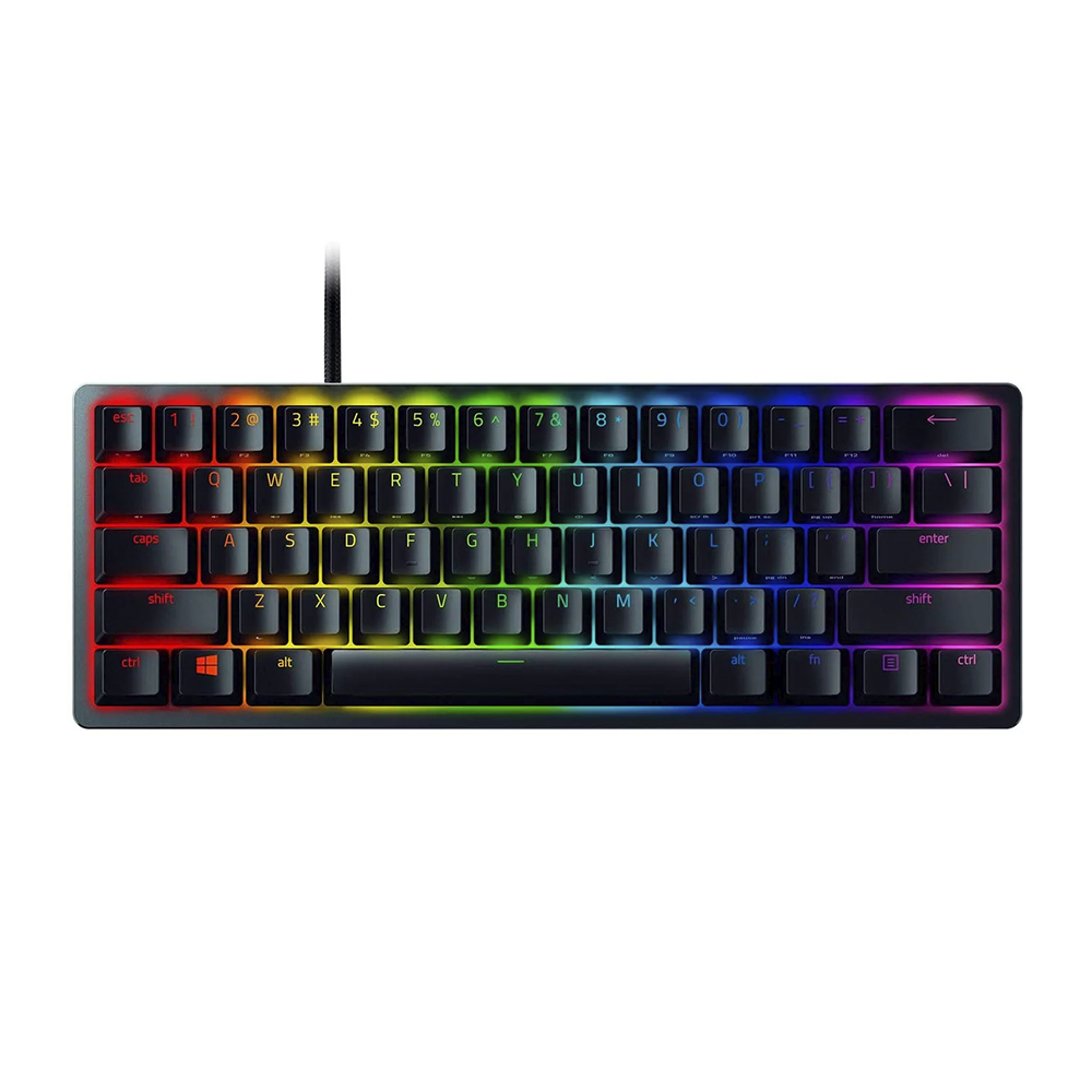 Teclado (EN) Gamer Razer Huntsman Mini, 60%, Switch Purpura, Óptico, Color Negro 1