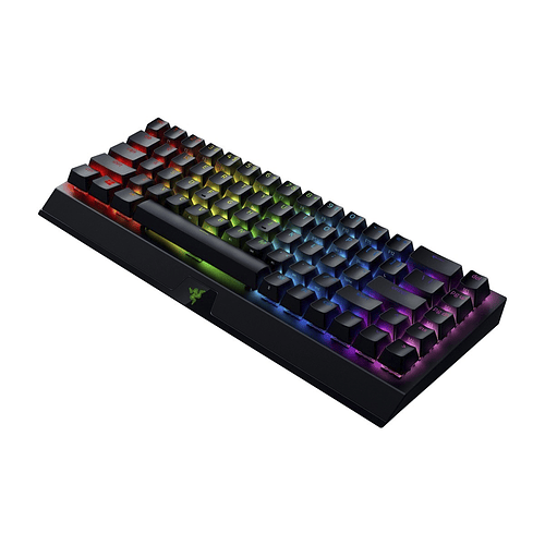Teclado (ES) Gamer Razer BlackWidow V3 Mini HyperSpeed, 65%, Switch Amarillo, RGB 3