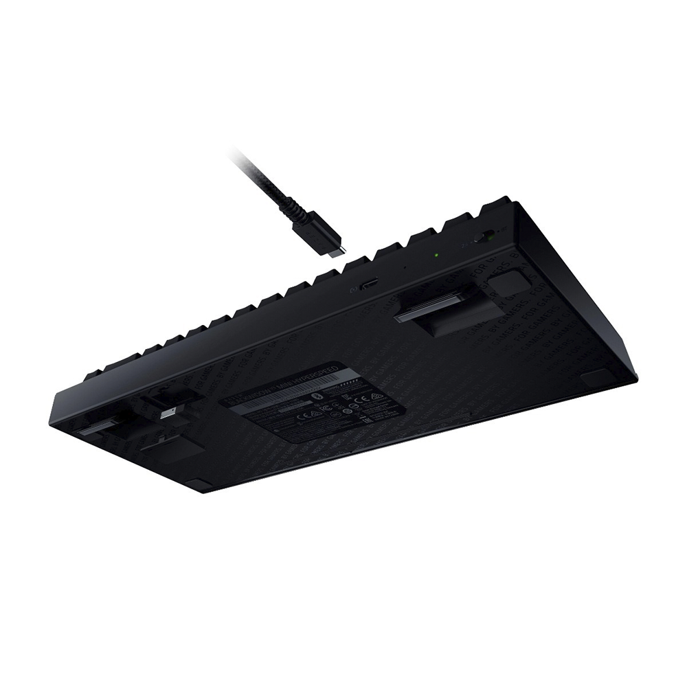Teclado (ES) Gamer Razer BlackWidow V3 Mini HyperSpeed, 65%, Switch Amarillo, RGB 5