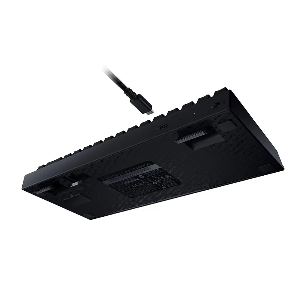 Teclado (ES) Gamer Razer BlackWidow V3 Mini HyperSpeed, 65%, Switch Amarillo, RGB 5