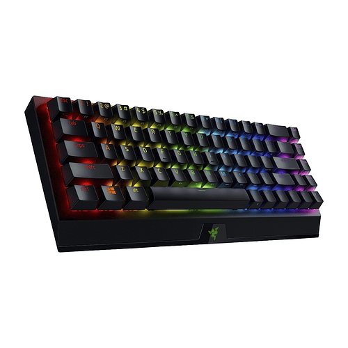 Teclado (ES) Gamer Razer BlackWidow V3 Mini HyperSpeed, 65%, Switch Amarillo, RGB 4