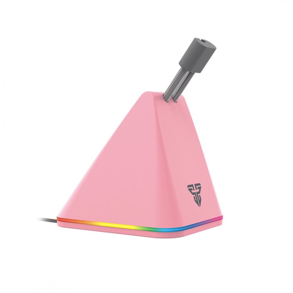 Soporte Para Cable de Mouse Bungee Fantech Prisma + MBR01 RGB, Color Rosado 1
