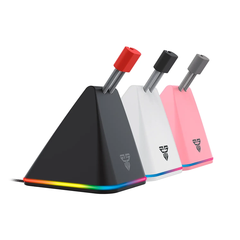 Soporte Para Cable de Mouse Bungee Fantech Prisma + MBR01 RGB, Color Rosado 2