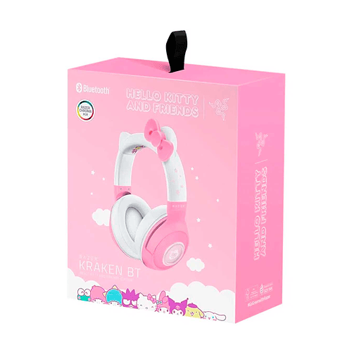 Audífono Bluetooth Gamer Razer Kraken BT Kitty and Friends Edición 4